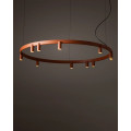Люстра Nowodvorski 12420 Fourty Round GU10 R35+LED 11+6x10W+9W 3000K 710Lm IP20 теракотова2
